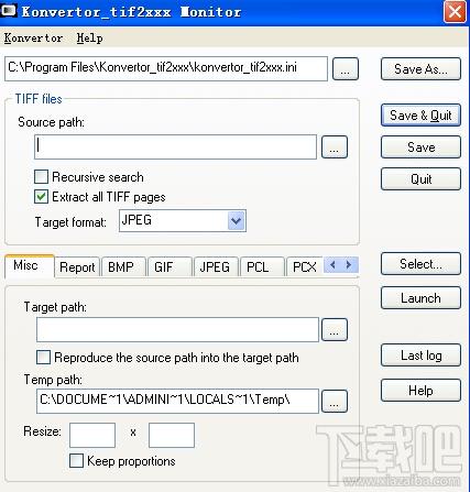 Konvertor_tif2xxx,Konvertor tif2xxx,Konvertor,TIF图形文件转换BMP