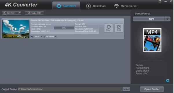 Dimo 4K Converter下载,视频转换,4k视频转换